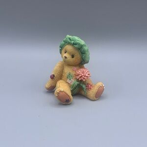 Enesco Cherished Teddies 1996 Dahlia “Your the Best Pick of the Bunch” Figurine